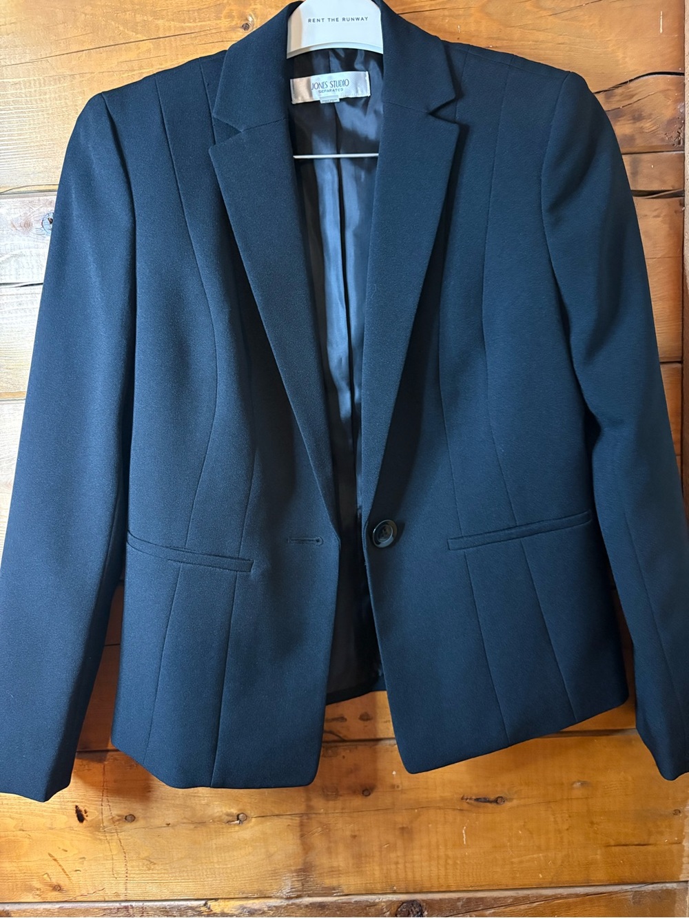 Women's Jones studio Black Tailored Blazer Jacket size 4